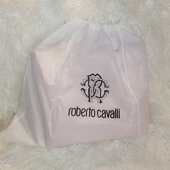 NWT Roberto Cavalli Pink Borsa Shopper w Dust Bag - Picture 8 of 8
